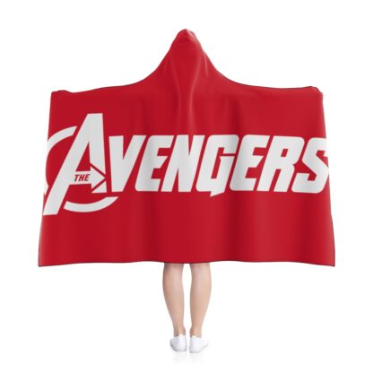 Avengers Logo Hooded Blanket - Red
