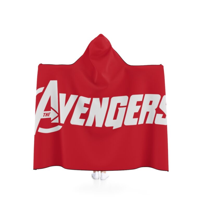 Avengers Logo Hooded Blanket - Red