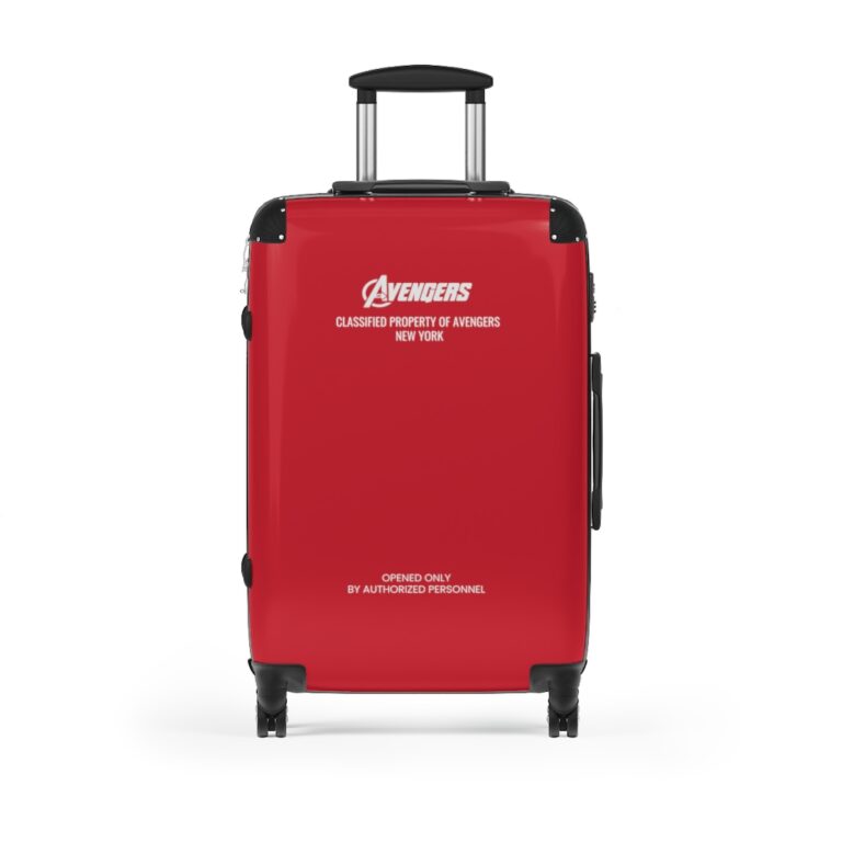 Red Avengers Luggage Suitcase