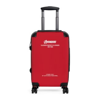 Red Avengers Luggage Suitcase