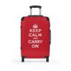 "Keep Calm and Carry On" Luggage Wheeled Suitcase