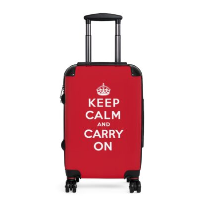 "Keep Calm and Carry On" Luggage Wheeled Suitcase