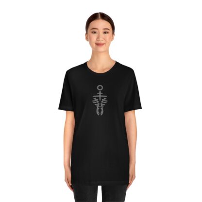 Maisie Lockwood's Skeleton Mark Black Unisex T-Shirt