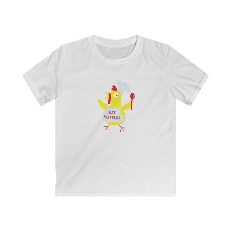 "Eat Waffles" Kids T-shirt
