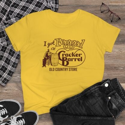 "I Got Pegged at Cracker Barrel" Women's T-Shirt