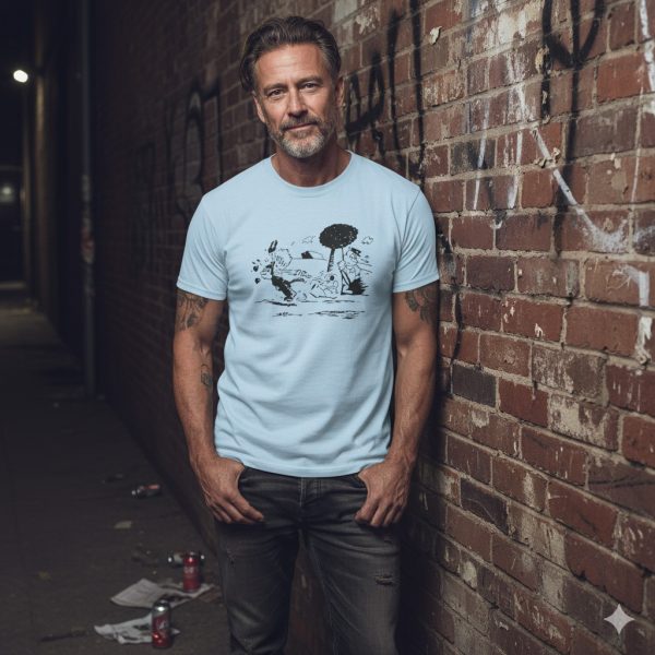 Krazy Kat Pulp Fiction Jules Blue T Shirt Samuel Jackson 2