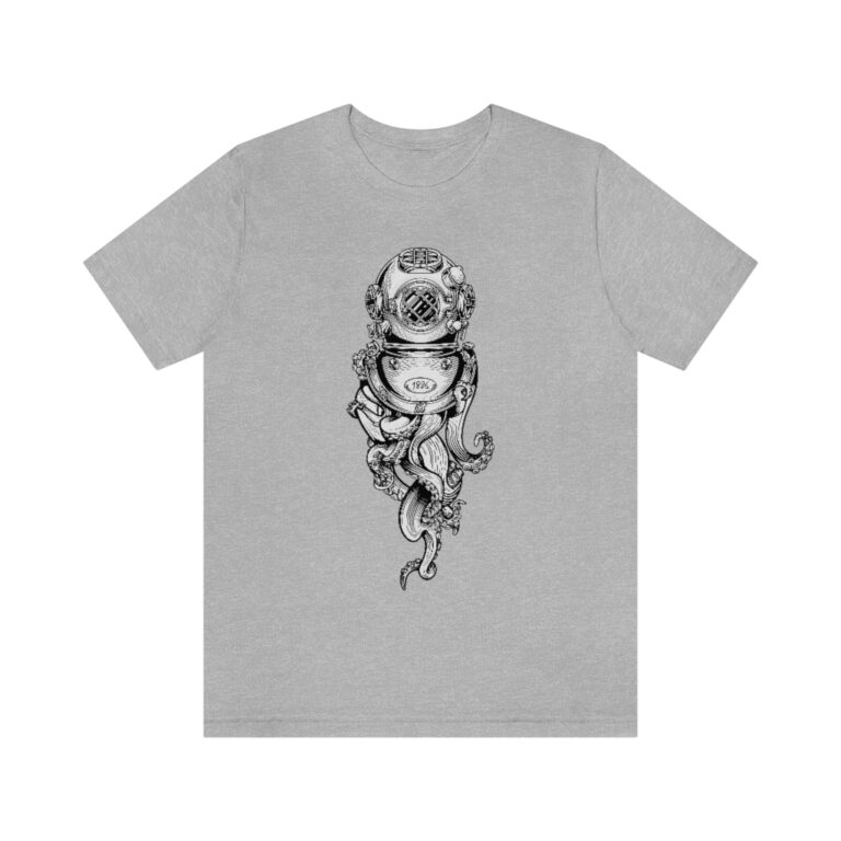 Octopus in Scuba Diving Mask T-Shirt