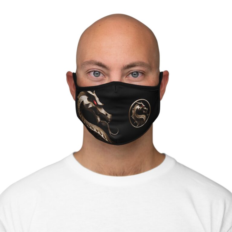 "Mortal Kombat" 2021 Official Dragon Logo Face Mask