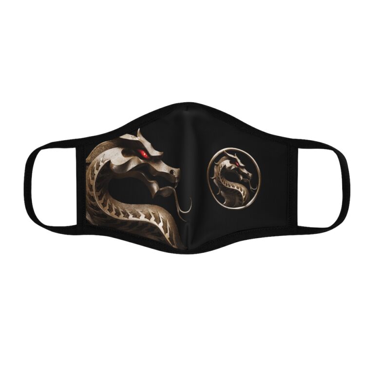 "Mortal Kombat" 2021 Official Dragon Logo Face Mask