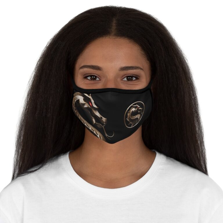 "Mortal Kombat" 2021 Official Dragon Logo Face Mask