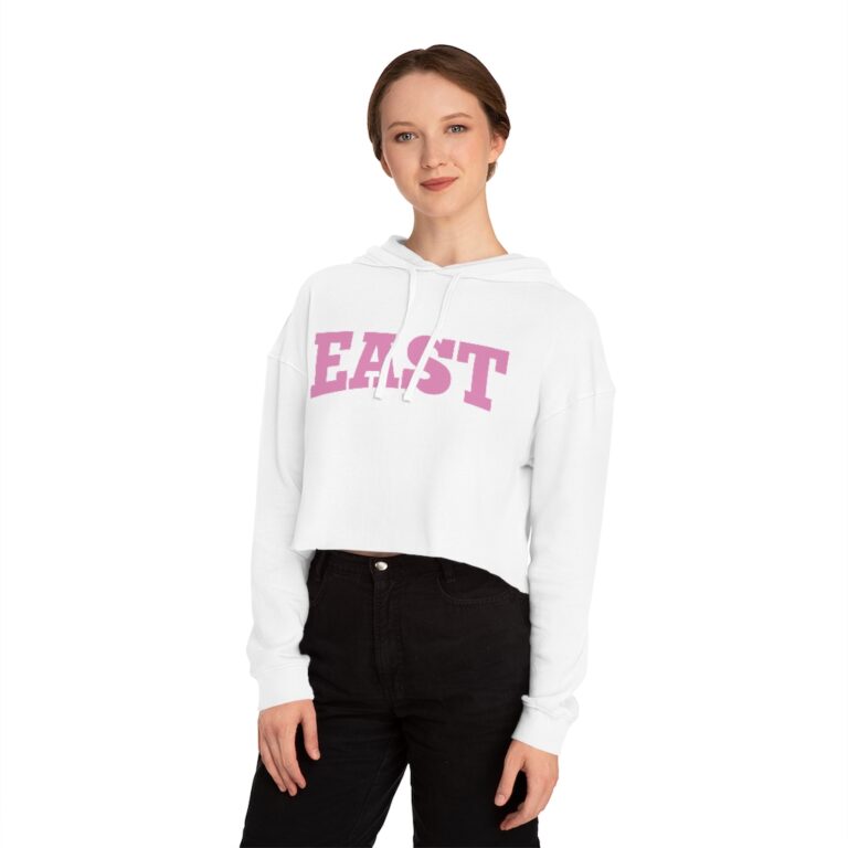"EAST" Cropped Hoodie