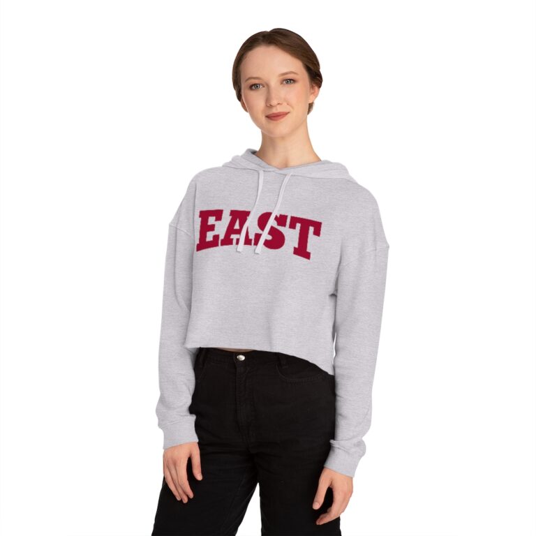 "EAST" Cropped Hoodie