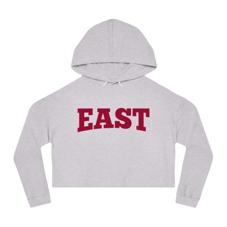 "EAST" Cropped Hoodie