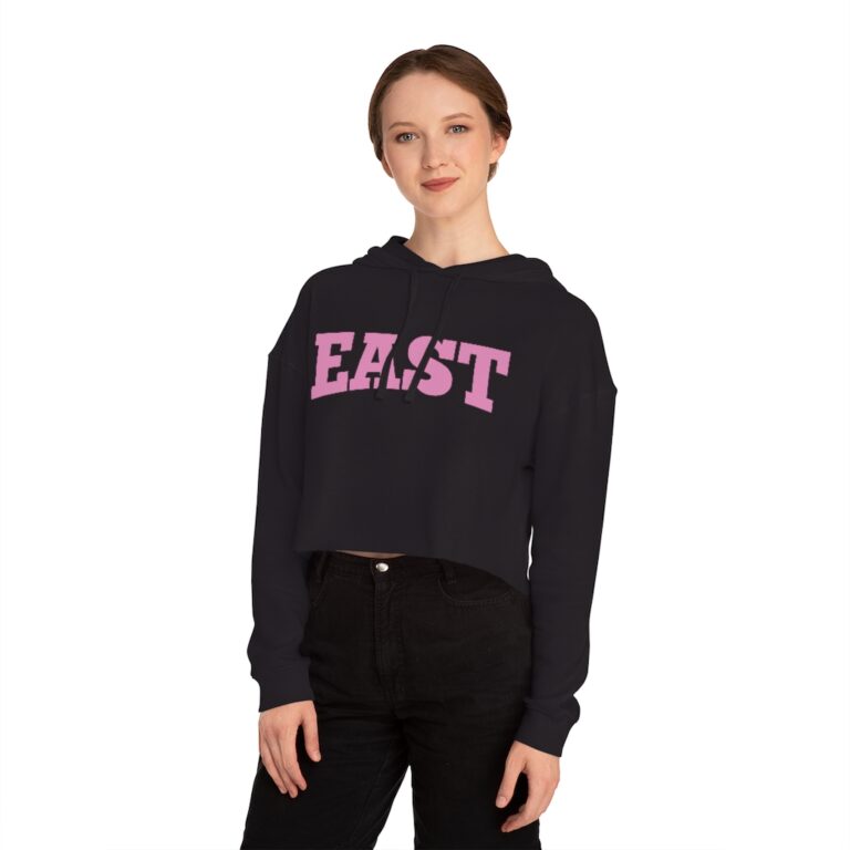 "EAST" Cropped Hoodie