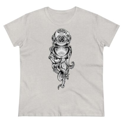 Octopus in Scuba Diving Mask Women's T-Shirt