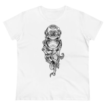 Octopus in Scuba Diving Mask Women's T-Shirt