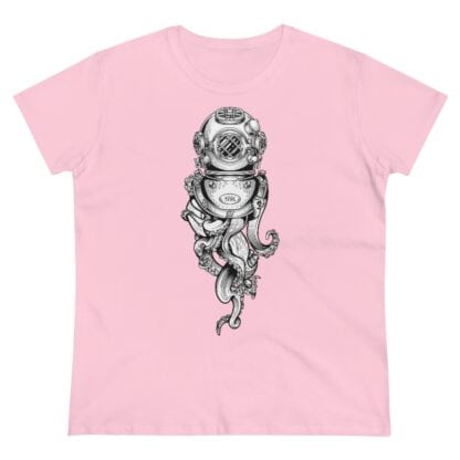 Octopus in Scuba Diving Mask Women's T-Shirt