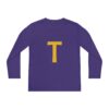 Purple "T" Kids Long-sleeve of Tolkien Black