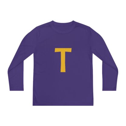 Purple "T" Kids Long-sleeve of Tolkien Black