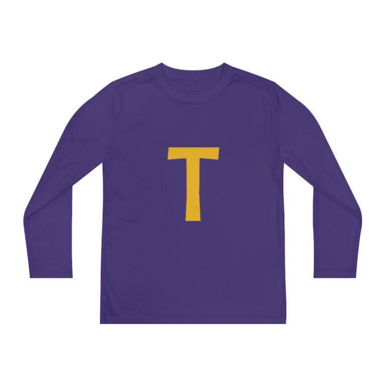 Purple "T" Kids Long-sleeve of Tolkien Black