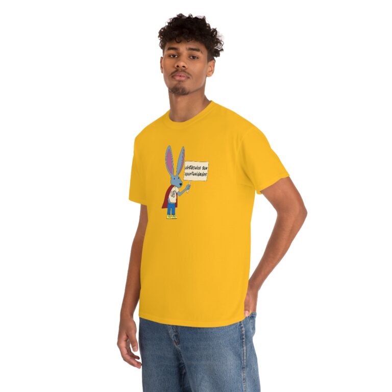 "Obstáculos son Oportunidades" Yellow T-Shirt