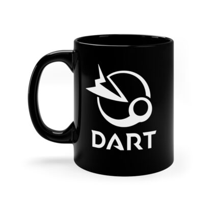 NASA DART Mission Black Ceramic Mug