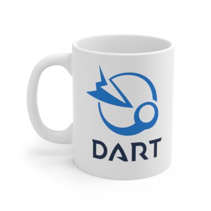 NASA DART Mission White Ceramic Mug