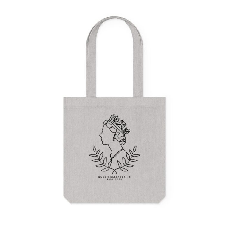 Queen Elizabeth II - Recycled Canvas Tote Bag