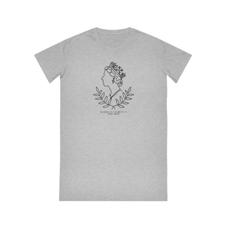 Queen Elizabeth II - Organic T-Shirt Dress