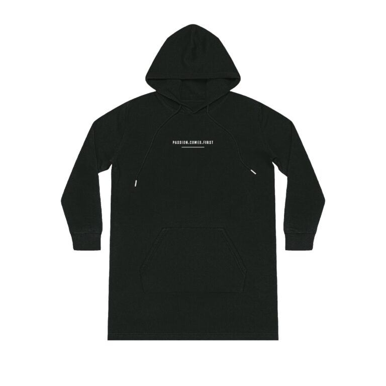 Organic Hooded Dress – Passion Comes First