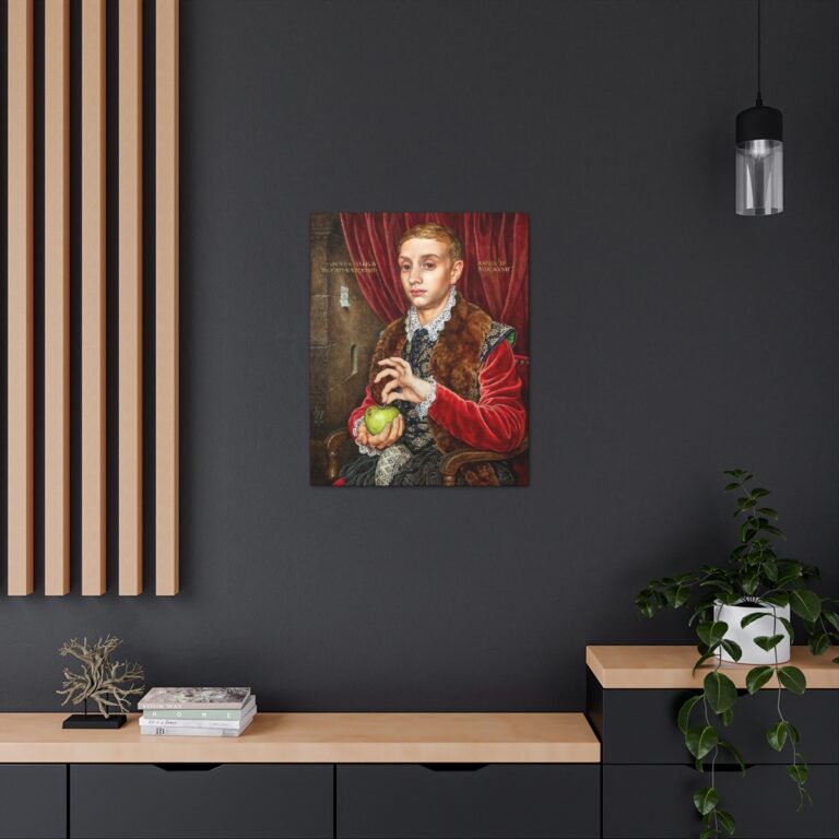 "Boy with Apple" Painting from "The Grand Budapest Hotel"