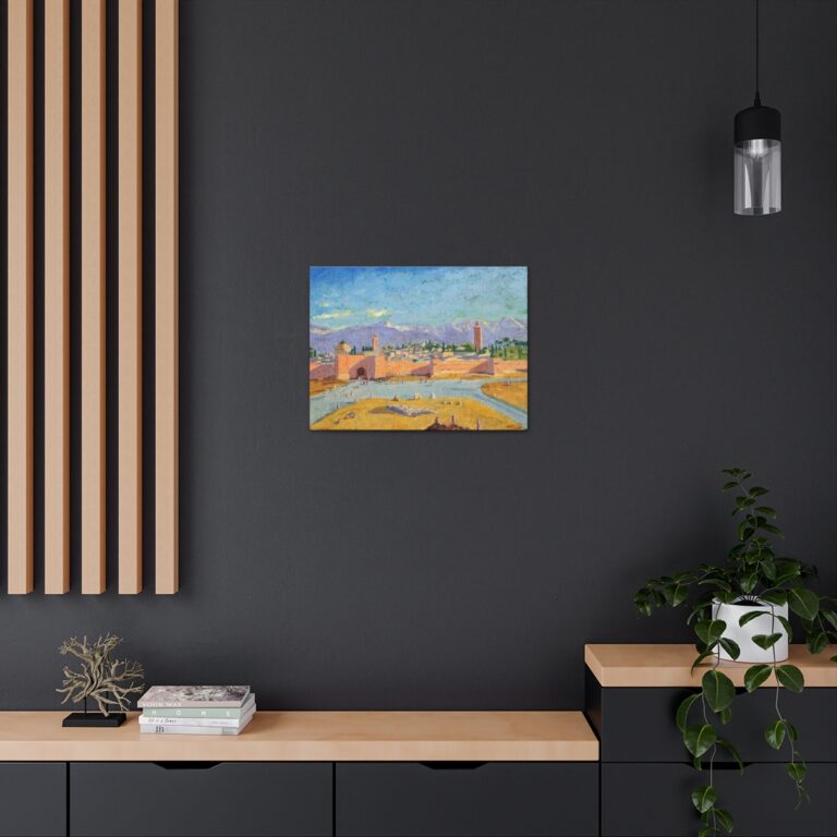 Winston Churchill's painting of Marrakech (1943)