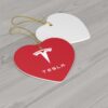 Ceramic Ornament ft. Tesla Logo