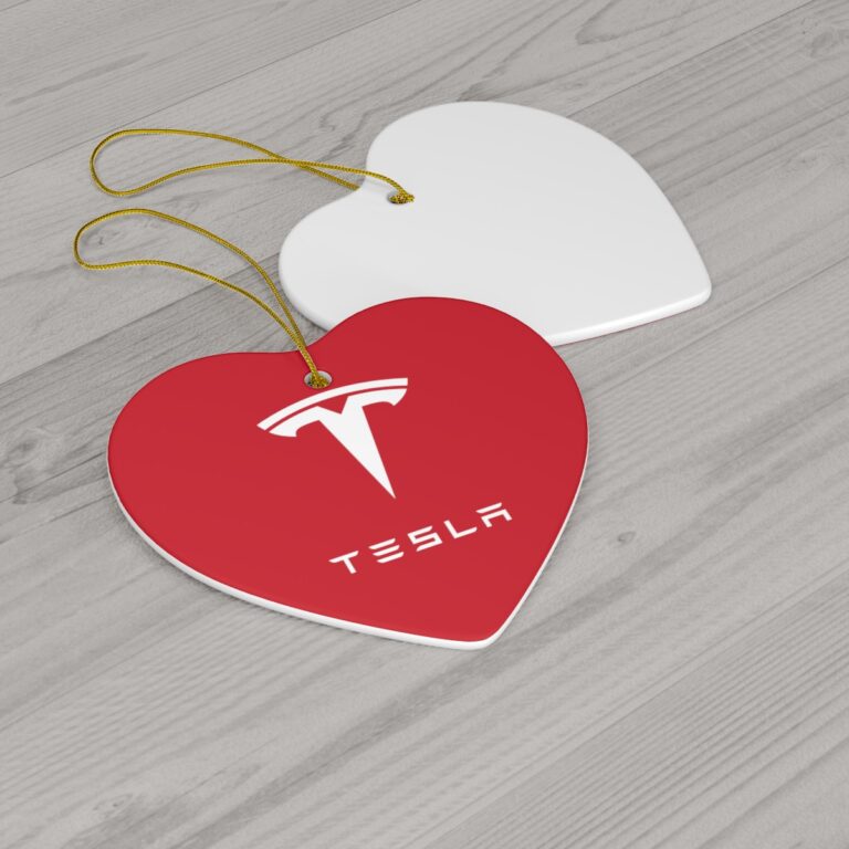 Ceramic Ornament ft. Tesla Logo