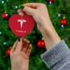 Ceramic Ornament ft. Tesla Logo