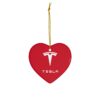 Ceramic Ornament ft. Tesla Logo