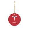 Ceramic Ornament ft. Tesla Logo