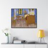 Framed Canvas of Van Gogh's Bedroom in Arles Painting