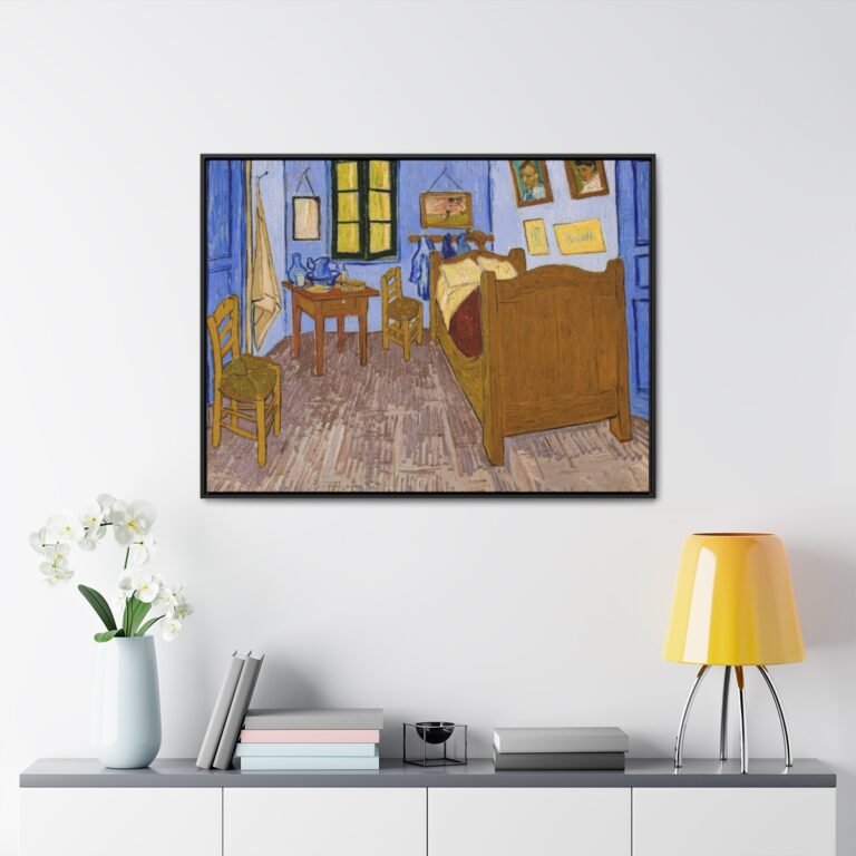 Framed Canvas of Van Gogh's Bedroom in Arles Painting