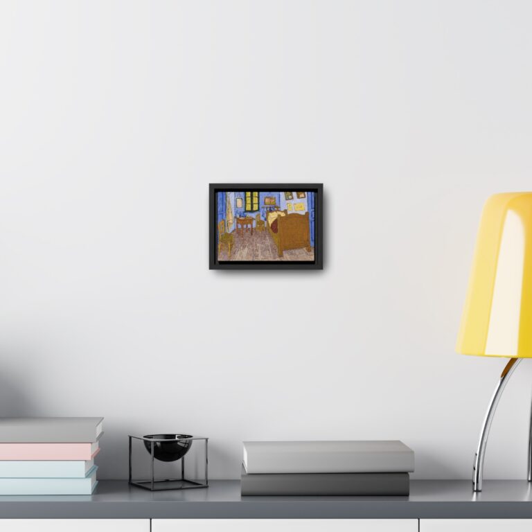 Framed Canvas of Van Gogh's Bedroom in Arles Painting