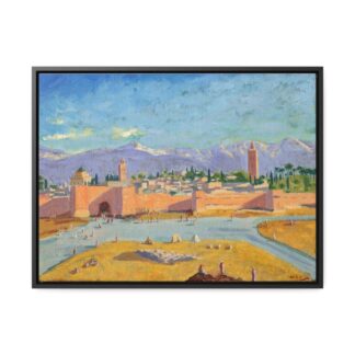 Winston Churchill's painting of Marrakech (1943)