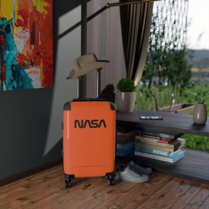 Mars Orange NASA Luggage Wheeled Suitcase