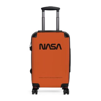 Mars Orange NASA Luggage Wheeled Suitcase