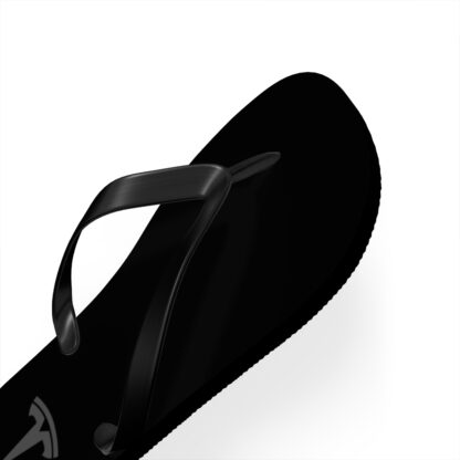 Black Tesla Flip Flops