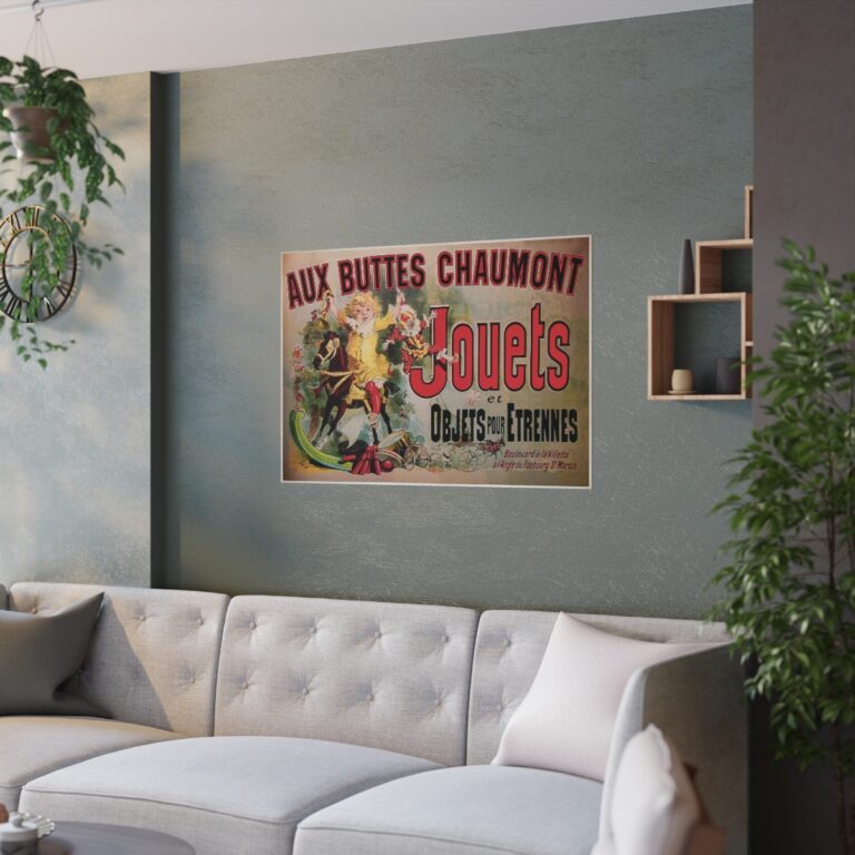 "Aux Buttes Chaumont Jouets" Poster