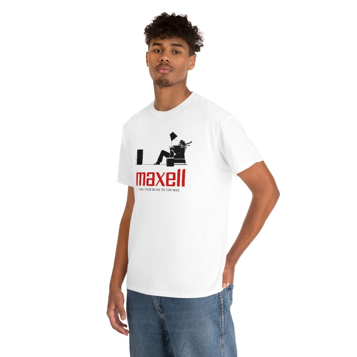 Maxell Unisex T-Shirt - Take Your Music to the Max - Merch Hunters