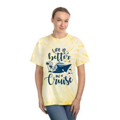 Tie-Dye T-Shirt "Life is Better on a Cruise"