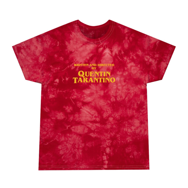 “Written and Directed by Quentin Tarantino” Tie-Dye T-Shirt