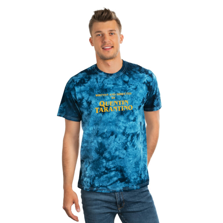 “Written and Directed by Quentin Tarantino” Tie-Dye T-Shirt