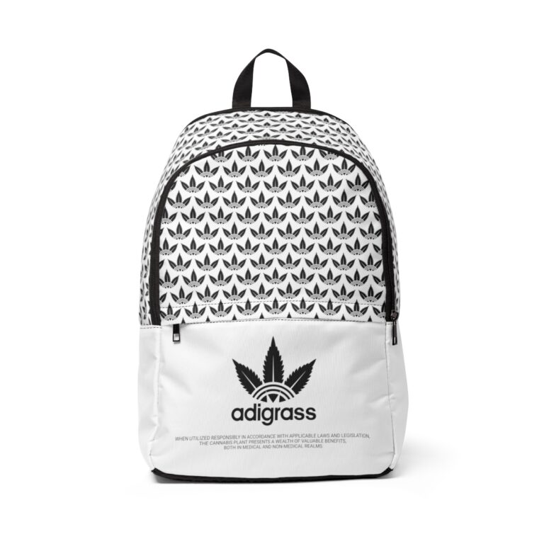 Cannabis Logo Backpack - White